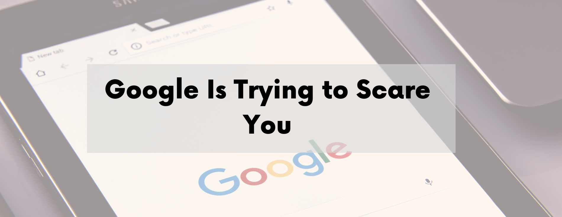 Google AdWords Scare Tactic