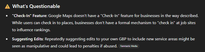 ScamWatch GPT Output 2