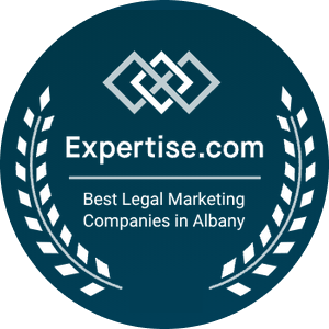 Award issued by Expertise.com: Prospect Genius is the best legal marketing company in Albany