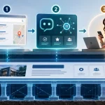 depiction of how google and AI tools rank ahead of the human with regard to your website because the customer is the last one to the game