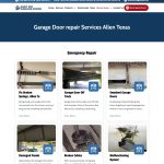 Allen page showing all of the different services crammed onto one page