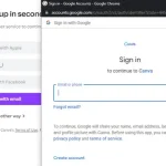 Fake login screen used by scammers to steal your info